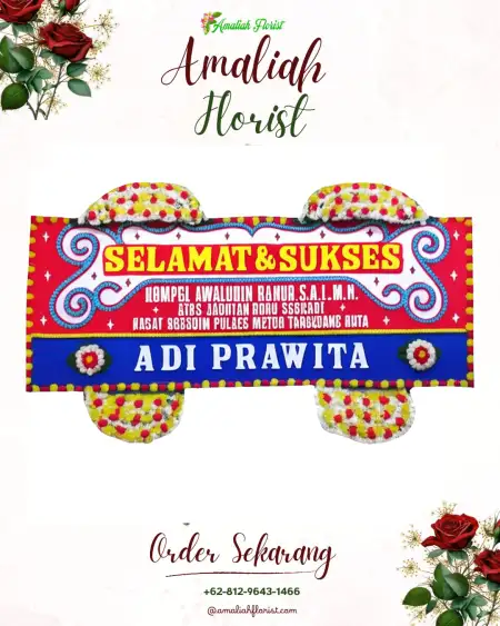 Papan Bunga Ucapan Selamat Giling